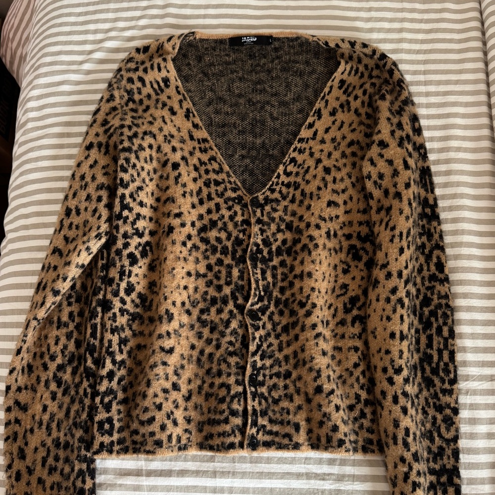 Jaded London Leopard Cardigan